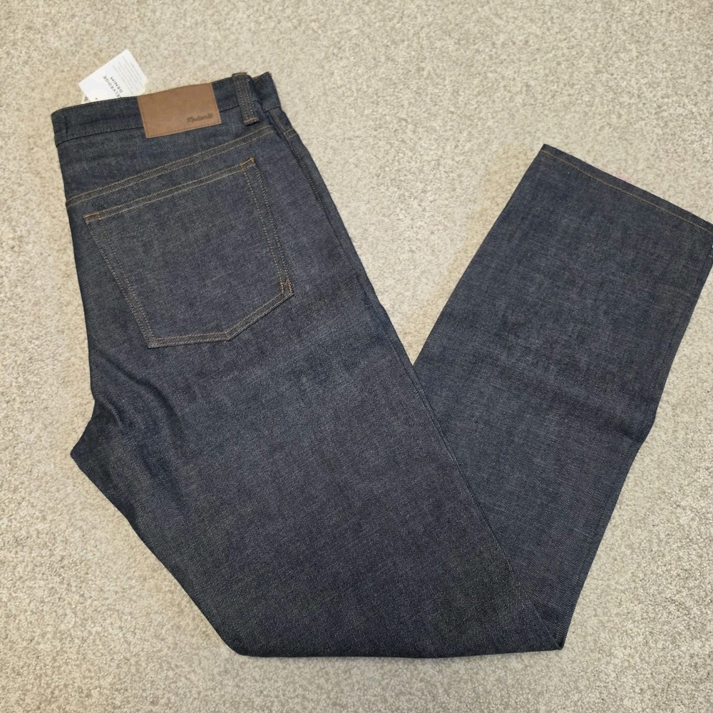 Madewell Kaihara Denim 1991 Straight-Leg Japan Selvedge Jean Mens 35x34 NWT